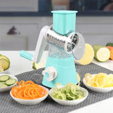 Multifunctional Hand Crank Vegetable Cutter: Efficient Kitchen Shredder and Potato Grater with Innovative Roller Design