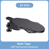 Computer Desk Arm Rest Pad Foldable Ergonomic Wrist Rest Support for Keyboard Armrest Extender Rotating Mouse Pad Holder Rack