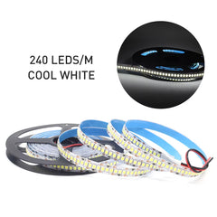 12V LED Strip SMD 2835 1M 2M 3M 4M 5M LED Stripe Tape Light 120LED/M 240LED/M Warm White Flexible Strip Ribbon Home Decor Light