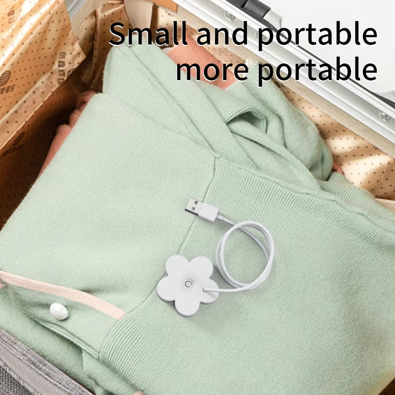 Portable Mini USB with Filter Flower Humidifier Bottle Aroma Diffuser Mist Maker Cool Mist Air Humidifier for Home Office Room