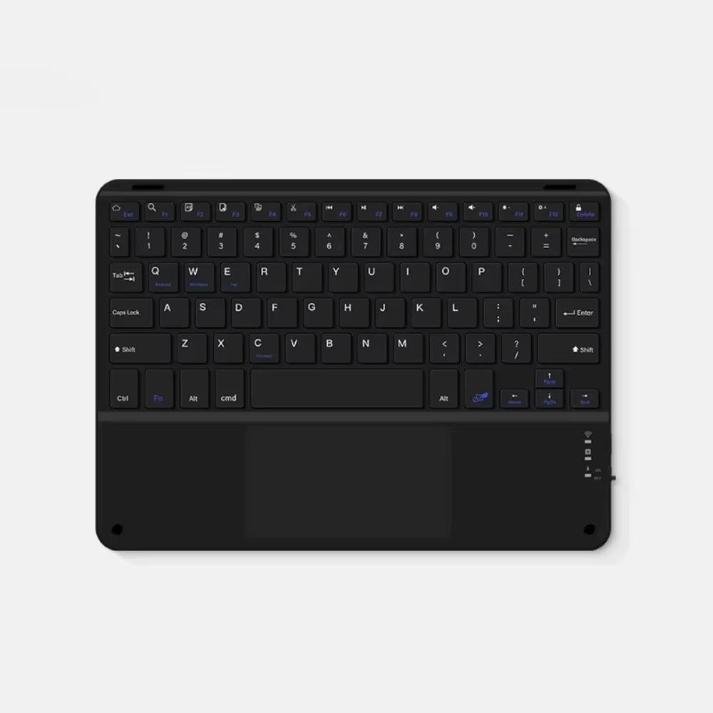 Spanish/English Bluetooth Keyboard 10 Inch for Ipad Air Pro Wireless Rechargeable Keyboard for Phone Tablet Laptop Universal